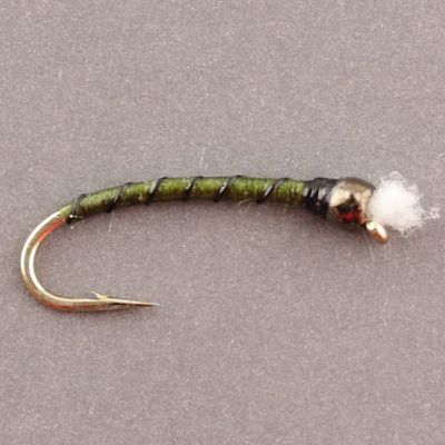TW BB UT CHIRONOMID Olive/Green  Black Wire thumbnail